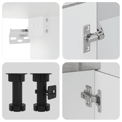 Set Mobili Da Cucina 8 Pz Kalmar In Truciolato