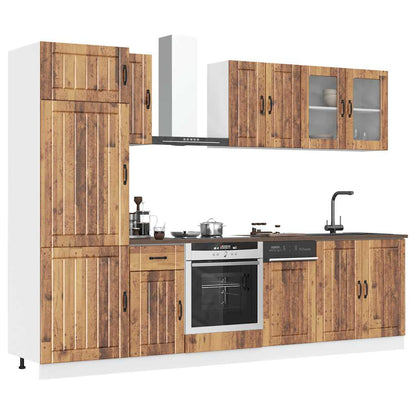 Set Mobili Da Cucina 8 Pz Kalmar In Truciolato