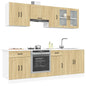 Set Mobili Da Cucina 8 Pz Kalmar Legno Vecchio In Truciolato