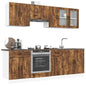 Set Mobili Da Cucina 8 Pz Kalmar Legno Vecchio In Truciolato