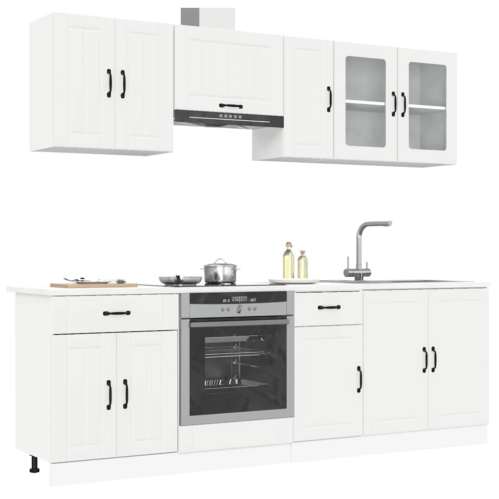 Set Mobili Da Cucina 8 Pz Kalmar Truciolato