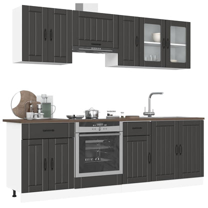 Set Mobili Da Cucina 8 Pz Kalmar Truciolato