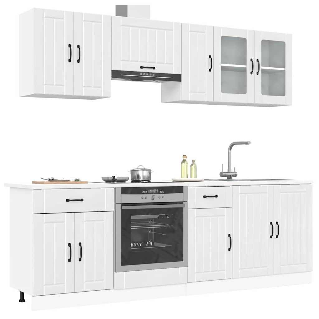 Set Mobili Da Cucina 8 Pz Kalmar Truciolato