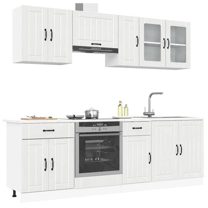 Set Mobili Da Cucina 8 Pz Kalmar Truciolato