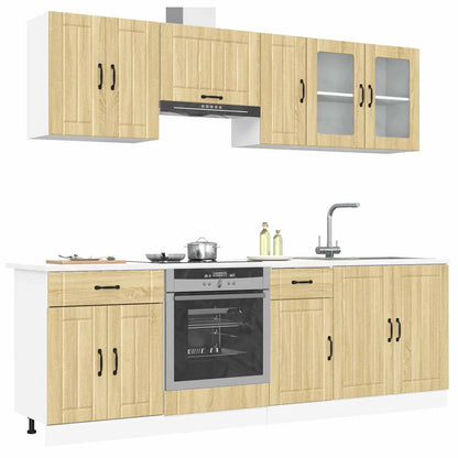 Set Mobili Da Cucina 8 Pz Kalmar Truciolato