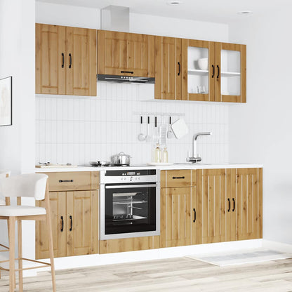 Set Mobili Da Cucina 8 Pz Kalmar Truciolato