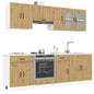 Set Mobili Da Cucina 8 Pz Kalmar Truciolato