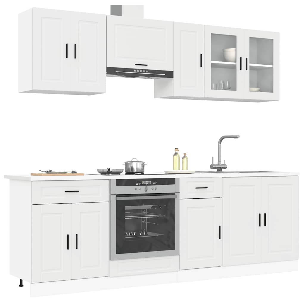 Set Mobili Da Cucina 8 Pz Kalmar Truciolato