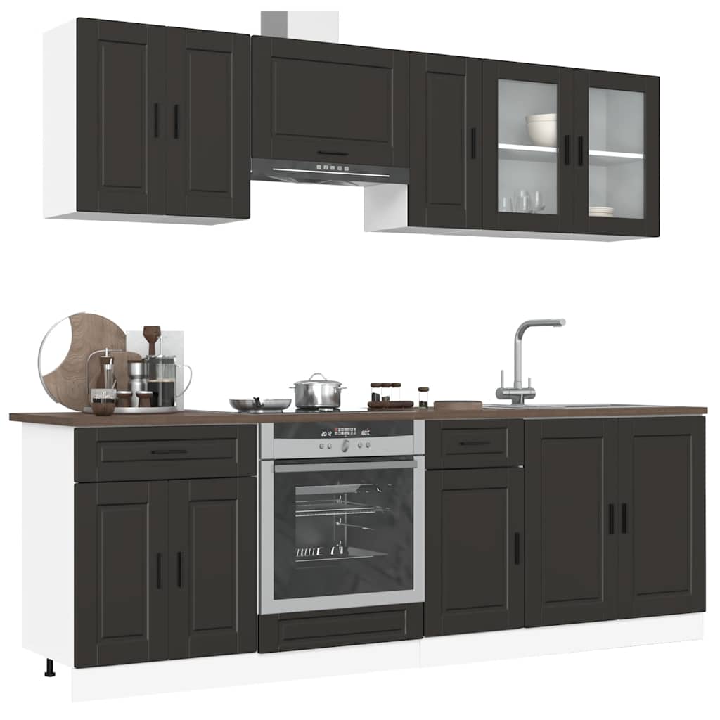 Set Mobili Da Cucina 8 Pz Kalmar Truciolato