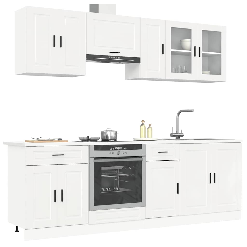 Set Mobili Da Cucina 8 Pz Kalmar Truciolato