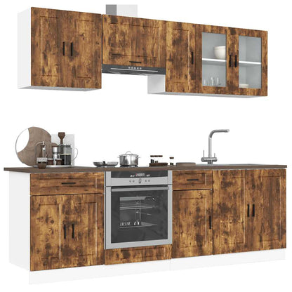 Set Mobili Da Cucina 8 Pz Kalmar Truciolato