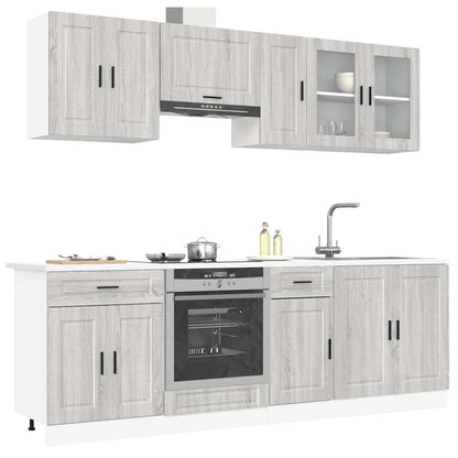 Set Mobili Da Cucina 8 Pz Kalmar Truciolato