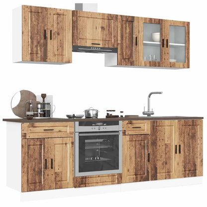 Set Mobili Da Cucina 8 Pz Kalmar Truciolato