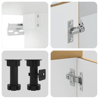 Set Mobili Da Cucina 8 Pz Kalmar Truciolato