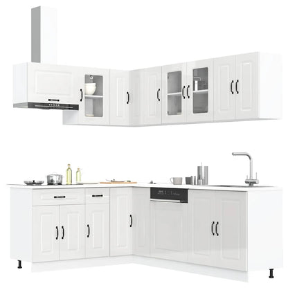 Set Mobili Da Cucina 11 Pz Kalmar Legno Vecchio In Truciolato