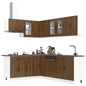 Set Mobili Da Cucina 11 Pz Kalmar Legno Vecchio In Truciolato