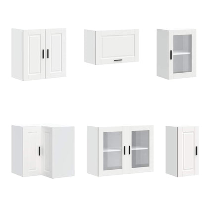 Set Mobili Da Cucina 11 Pz Porto Bianchi Legno Multistrato