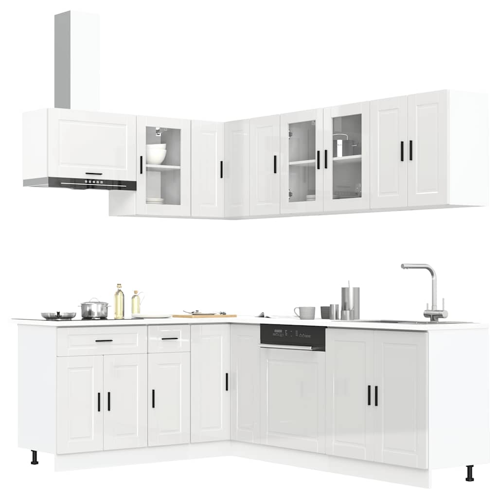 Set Mobili Da Cucina 11 Pz Porto In Truciolato