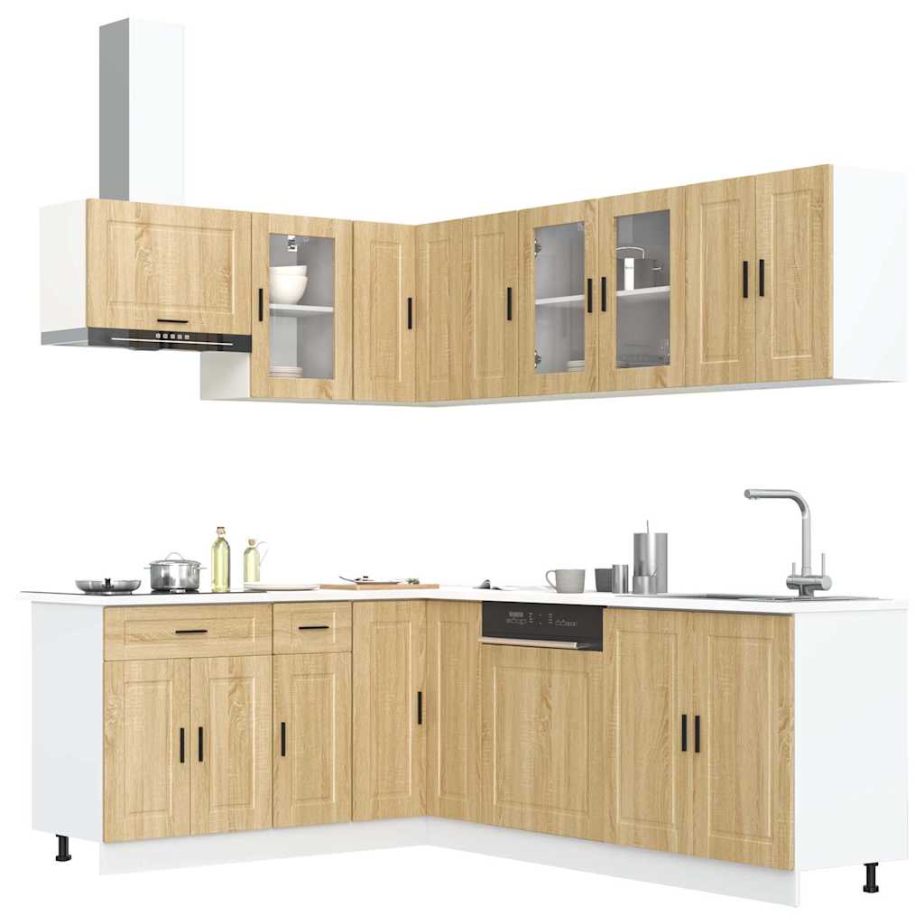 Set Mobili Da Cucina 11 Pz Porto In Truciolato