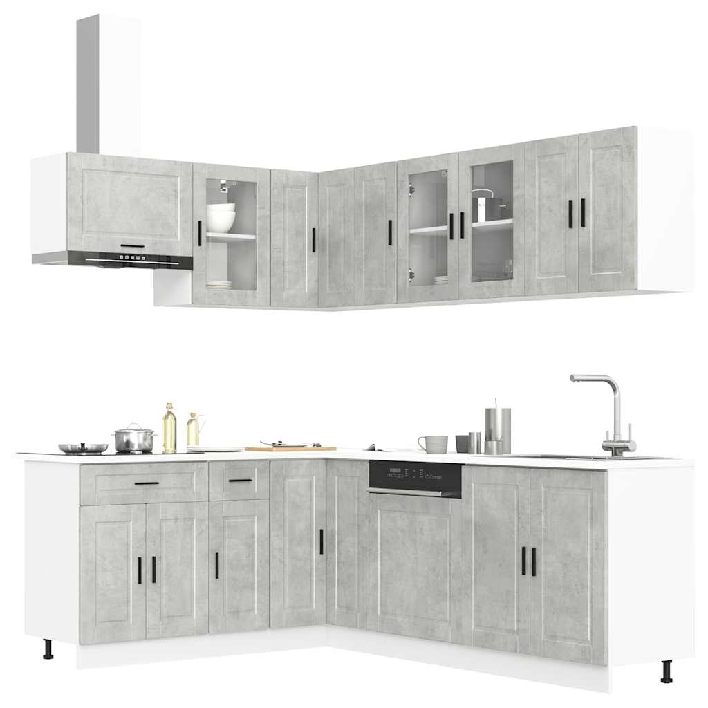 Set Mobili Da Cucina 11 Pz Porto In Truciolato