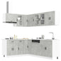 Set Mobili Da Cucina 11 Pz Porto In Truciolato
