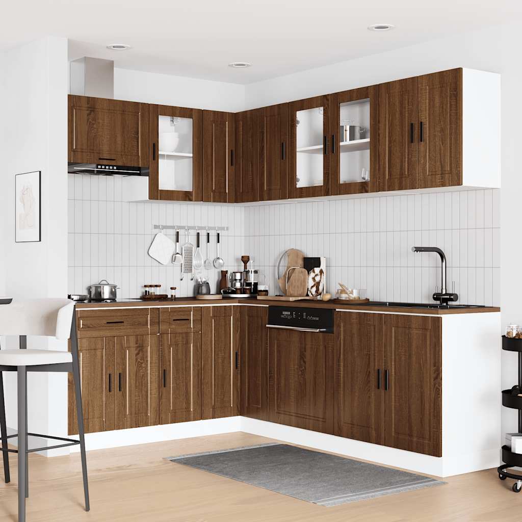 Set Mobili Da Cucina 11 Pz Porto In Truciolato