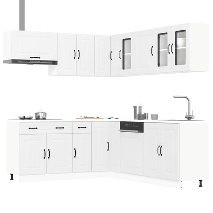 Set Mobili Da Cucina 11 Pz Kalmar Legno Vecchio In Truciolato