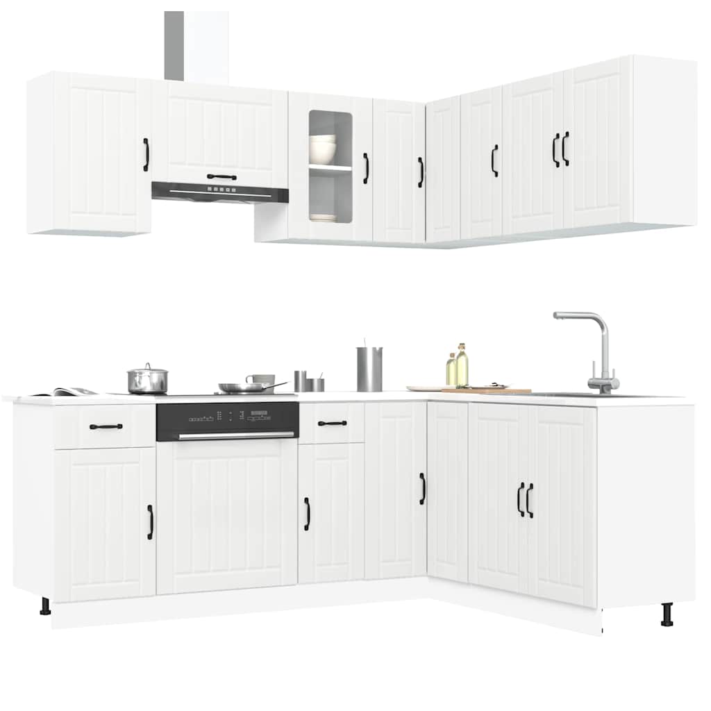 Set Mobili Da Cucina 11 Pz Kalmar In Truciolato