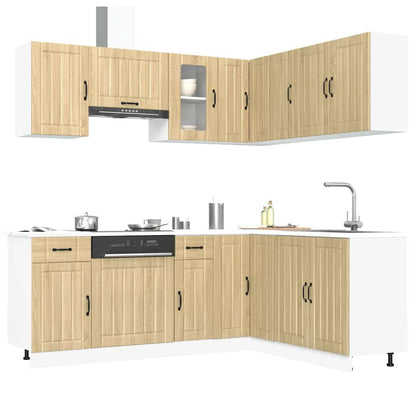 Set Mobili Da Cucina 11 Pz Kalmar In Truciolato
