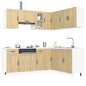 Set Mobili Da Cucina 11 Pz Kalmar In Truciolato