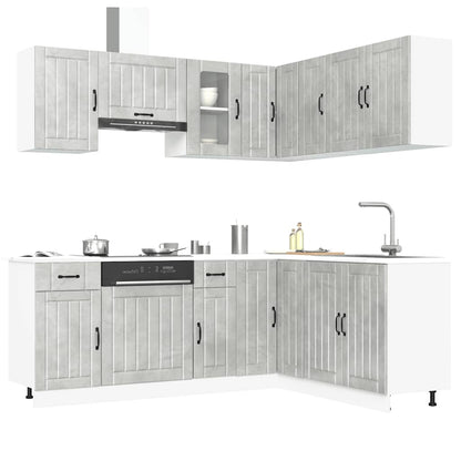 Set Mobili Da Cucina 11 Pz Kalmar In Truciolato