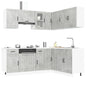Set Mobili Da Cucina 11 Pz Kalmar In Truciolato