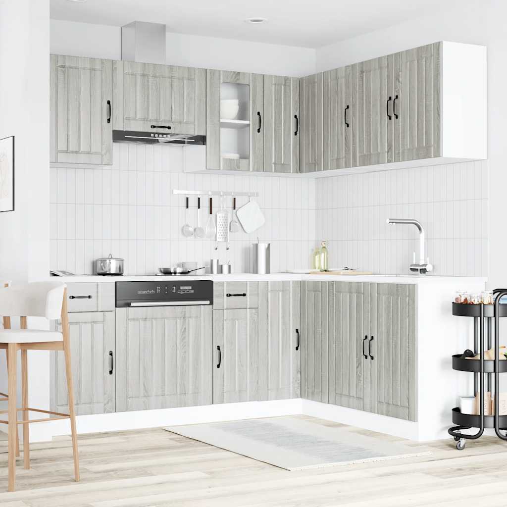 Set Mobili Da Cucina 11 Pz Kalmar In Truciolato