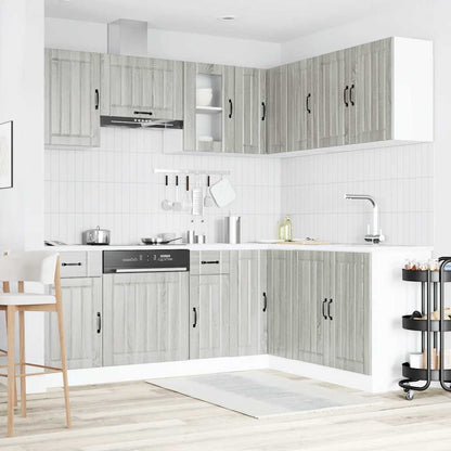 Set Mobili Da Cucina 11 Pz Kalmar In Truciolato