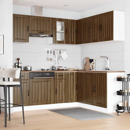 Set Mobili Da Cucina 11 Pz Kalmar In Truciolato