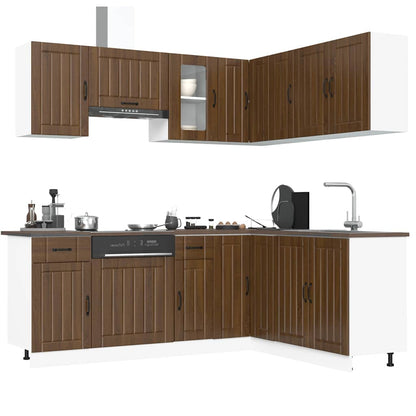 Set Mobili Da Cucina 11 Pz Kalmar In Truciolato