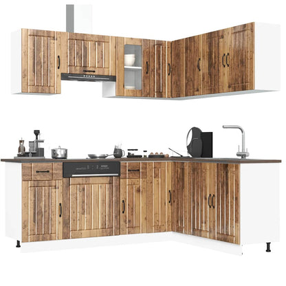 Set Mobili Da Cucina 11 Pz Kalmar In Truciolato