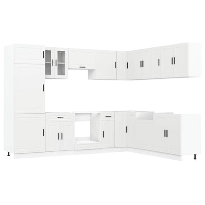 Set Mobili Da Cucina 14 Pz Porto Bianchi Legno Multistrato