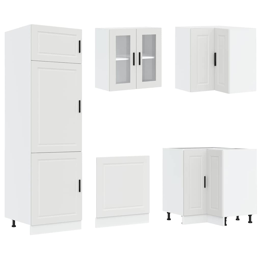 Set Mobili Da Cucina 14 Pz Porto Bianchi Legno Multistrato