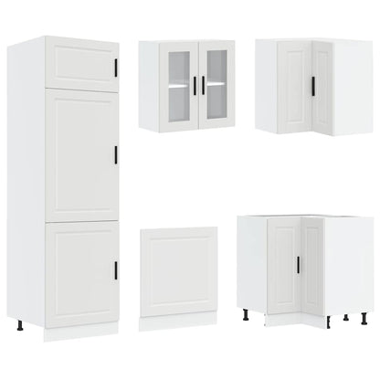 Set Mobili Da Cucina 14 Pz Porto Bianchi Legno Multistrato