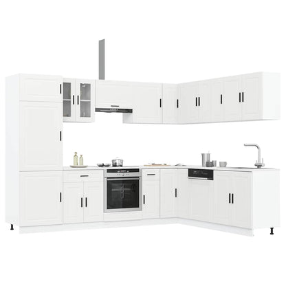 Set Mobili Da Cucina 14 Pz Porto Bianchi Legno Multistrato