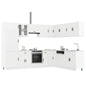 Set Mobili Da Cucina 14 Pz Porto Bianchi Legno Multistrato