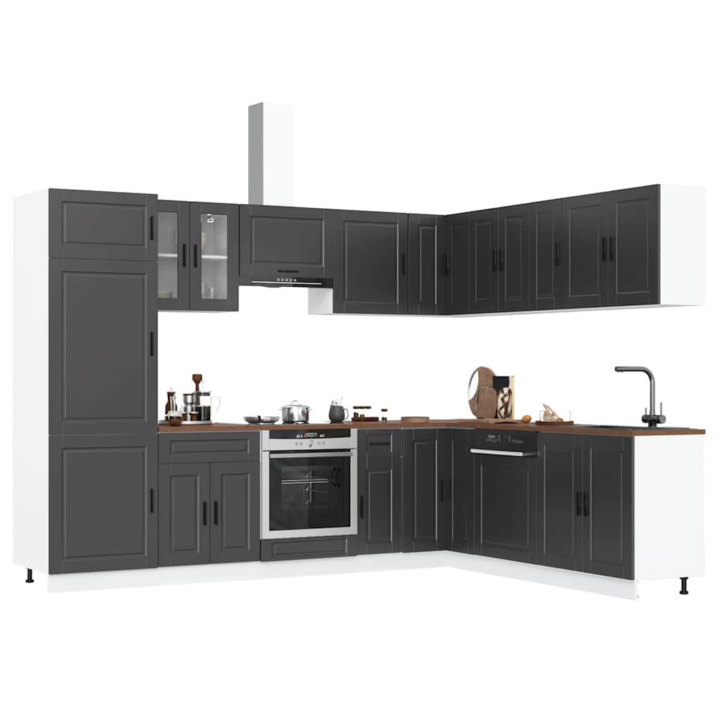Set Mobili Da Cucina 14 Pz Porto Bianchi Legno Multistrato