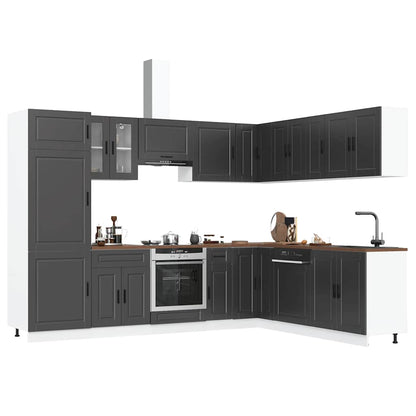 Set Mobili Da Cucina 14 Pz Porto Bianchi Legno Multistrato