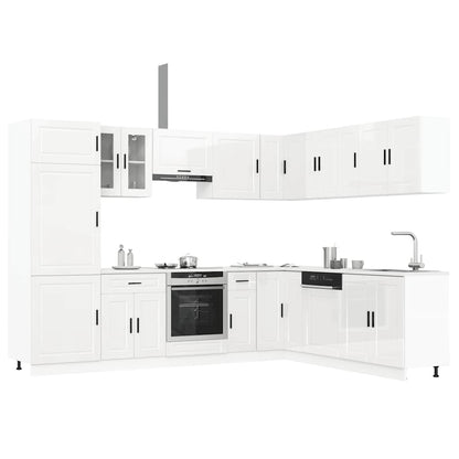 Set Mobili Da Cucina 14 Pz Porto Bianchi Legno Multistrato