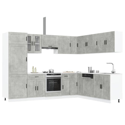 Set Mobili Da Cucina 14 Pz Porto Bianchi Legno Multistrato