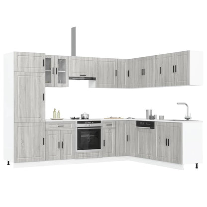 Set Mobili Da Cucina 14 Pz Porto Bianchi Legno Multistrato