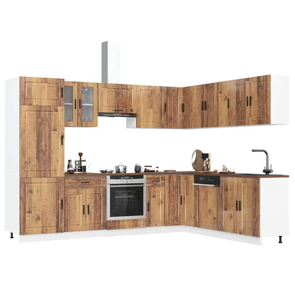 Set Mobili Da Cucina 14 Pz Porto Bianchi Legno Multistrato