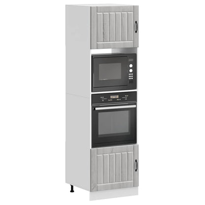 Base Da Cucina Lucca In Legno Multistrato Grigio Sonoma