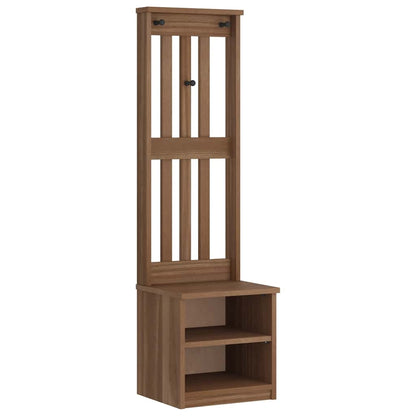Albero Da Ingresso Sandnes 45X40X159,5 Cm In Legno Di Pino
